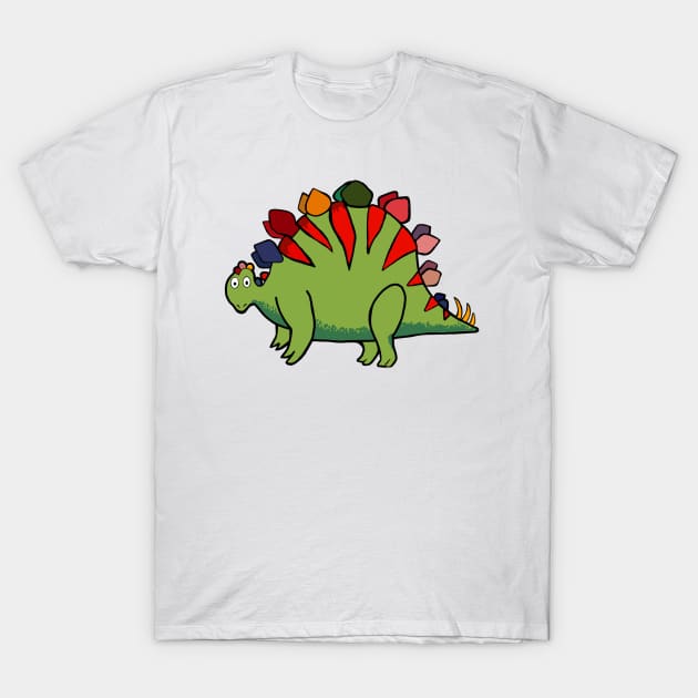 Sally Stegosaurus T-Shirt by JellyFish92